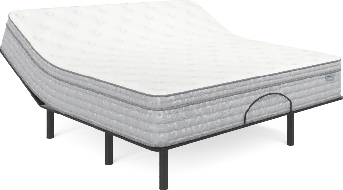 Therapedic Everdeen King Mattress with Head Up Only Base