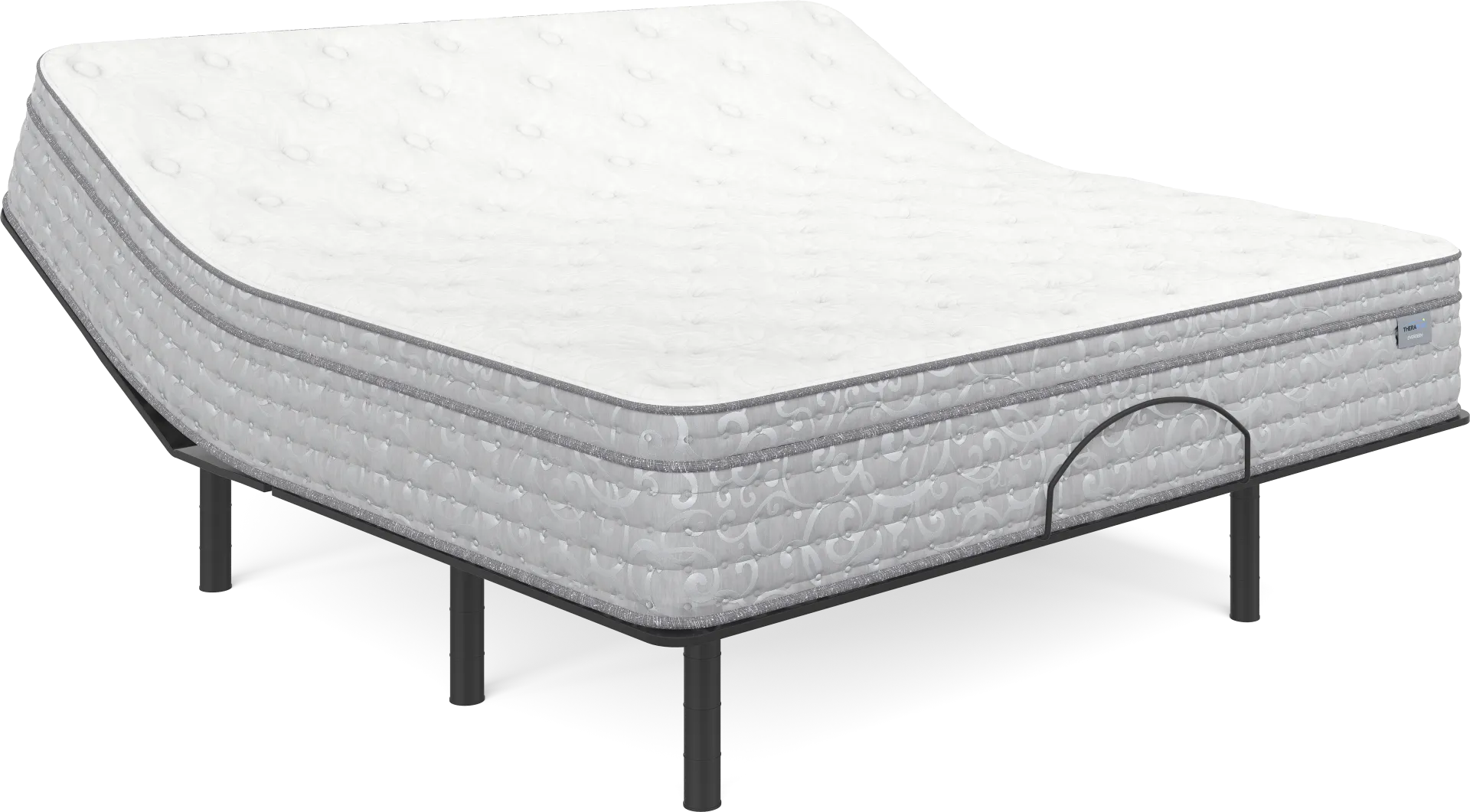 Therapedic Everdeen King Mattress with Head Up Only Base - Image 1