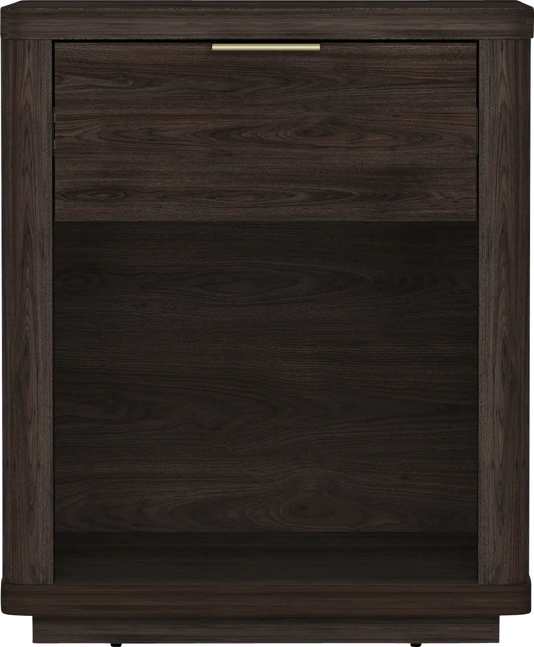 Golddale III Dark Brown Nightstand