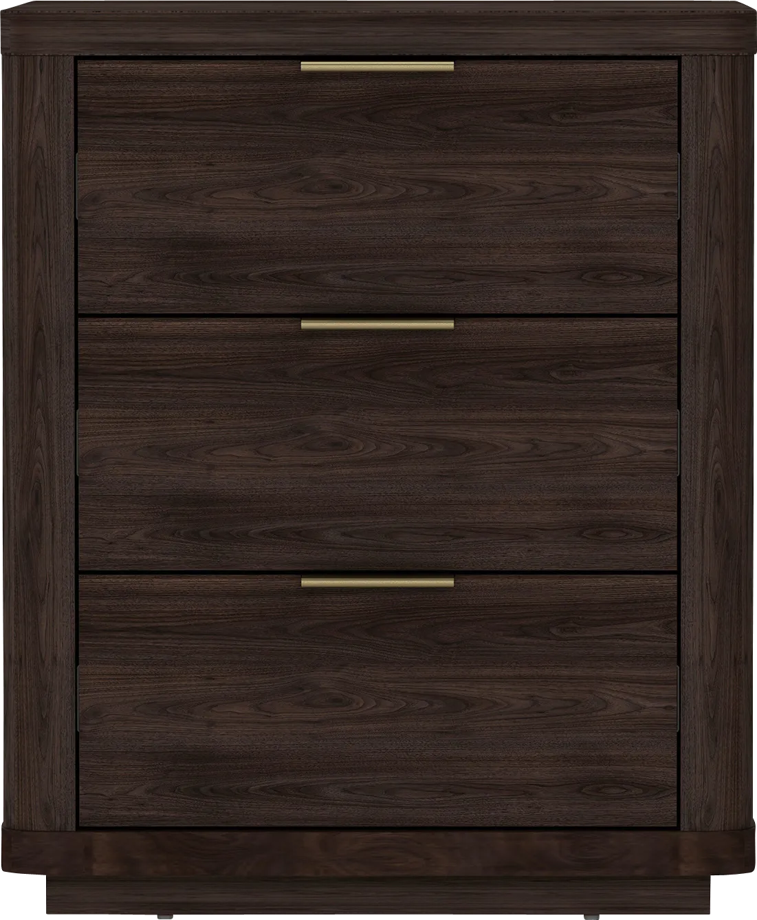Golddale IV Dark Brown Nightstand - Image 1