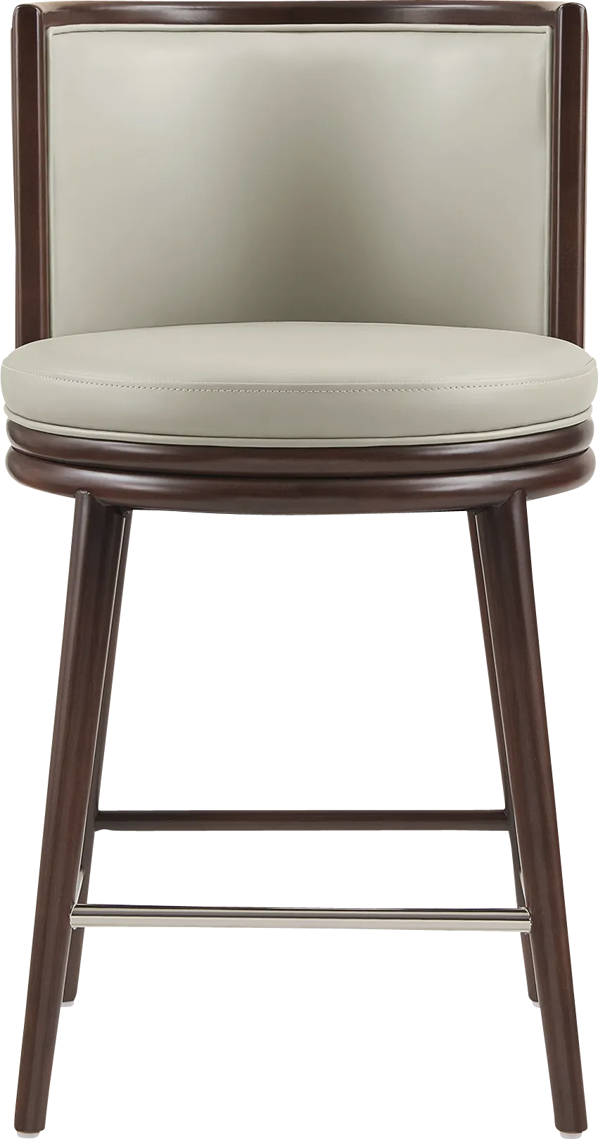 Alphadream II Stone Gray Counter Height Stool - Thumbnail - Image 1