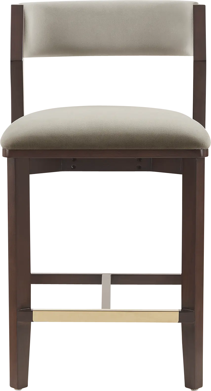 Marspoly Beige Counter Height Stool