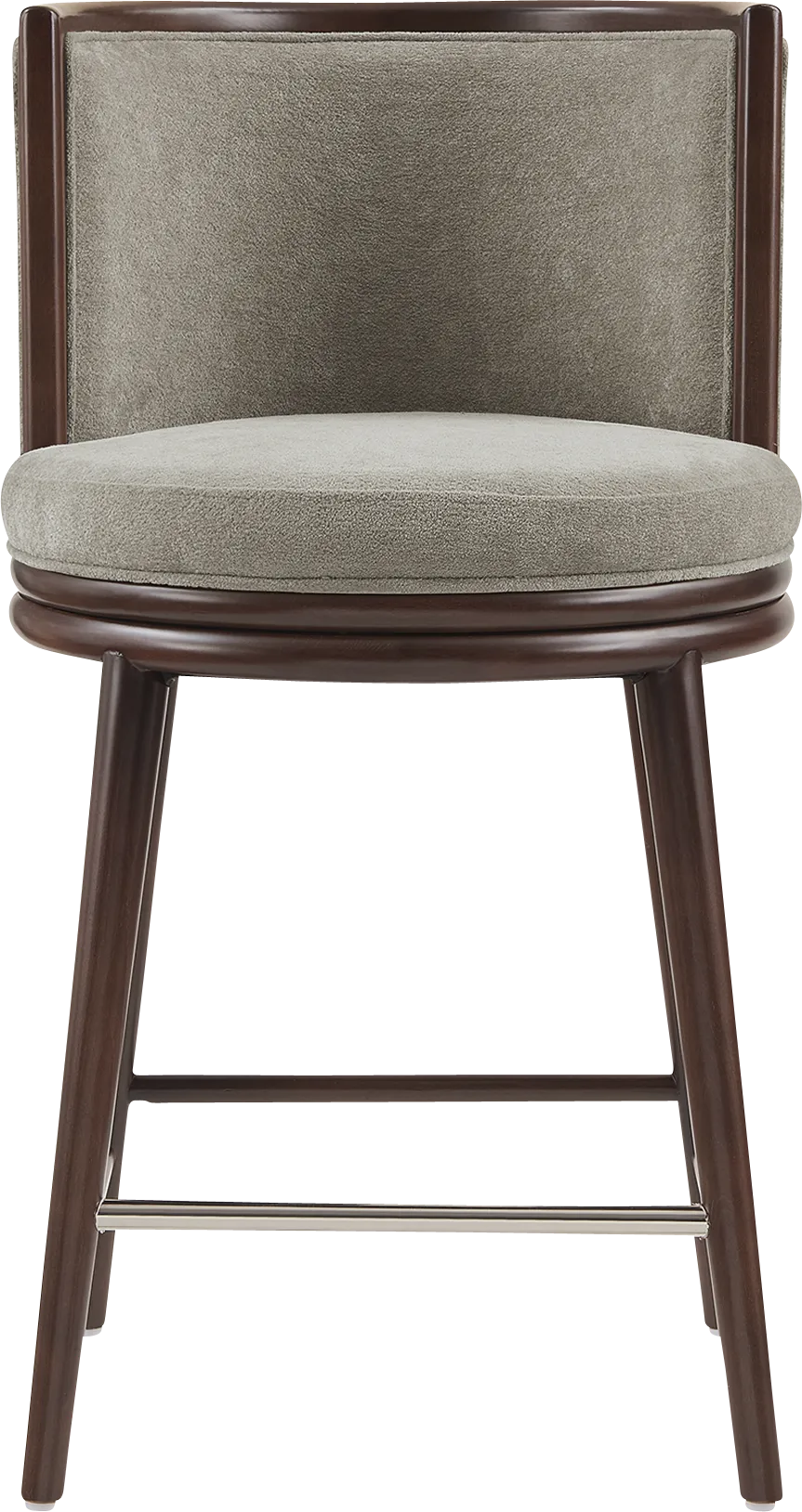Alphadream I Dove Gray Counter Height Stool - Thumbnail - Image 1