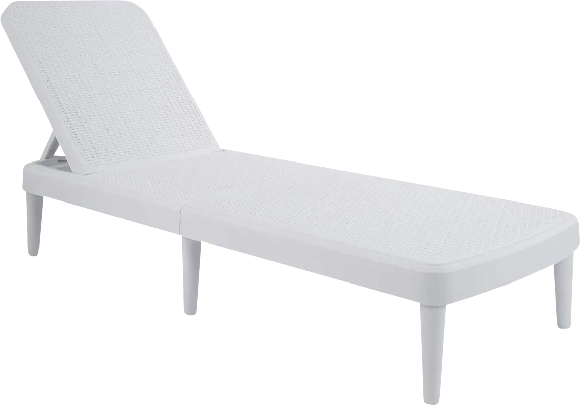 Lagoon Tahiti White Outdoor Chaise Lounge