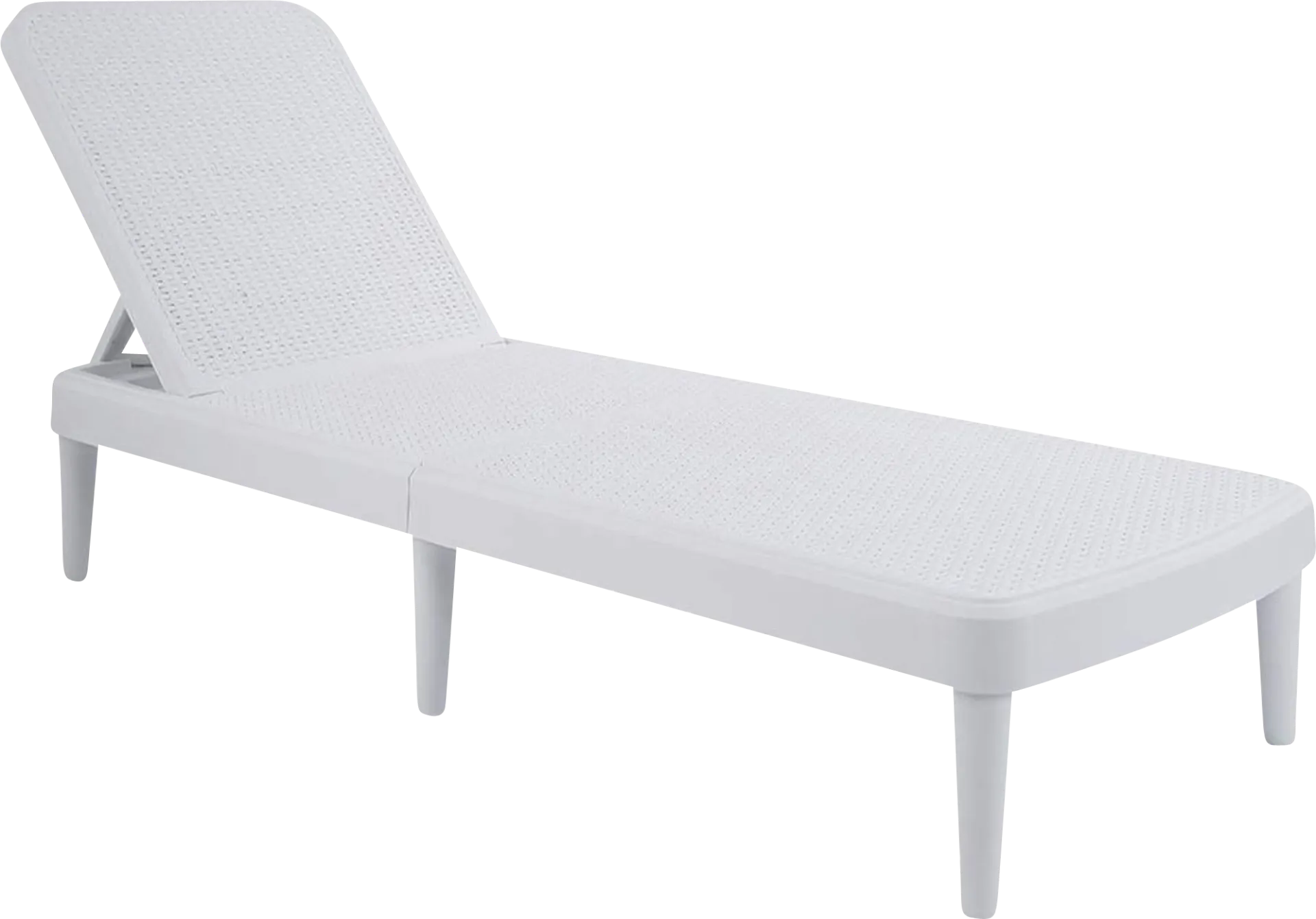 Lagoon Tahiti White Outdoor Chaise Lounge - Image 1