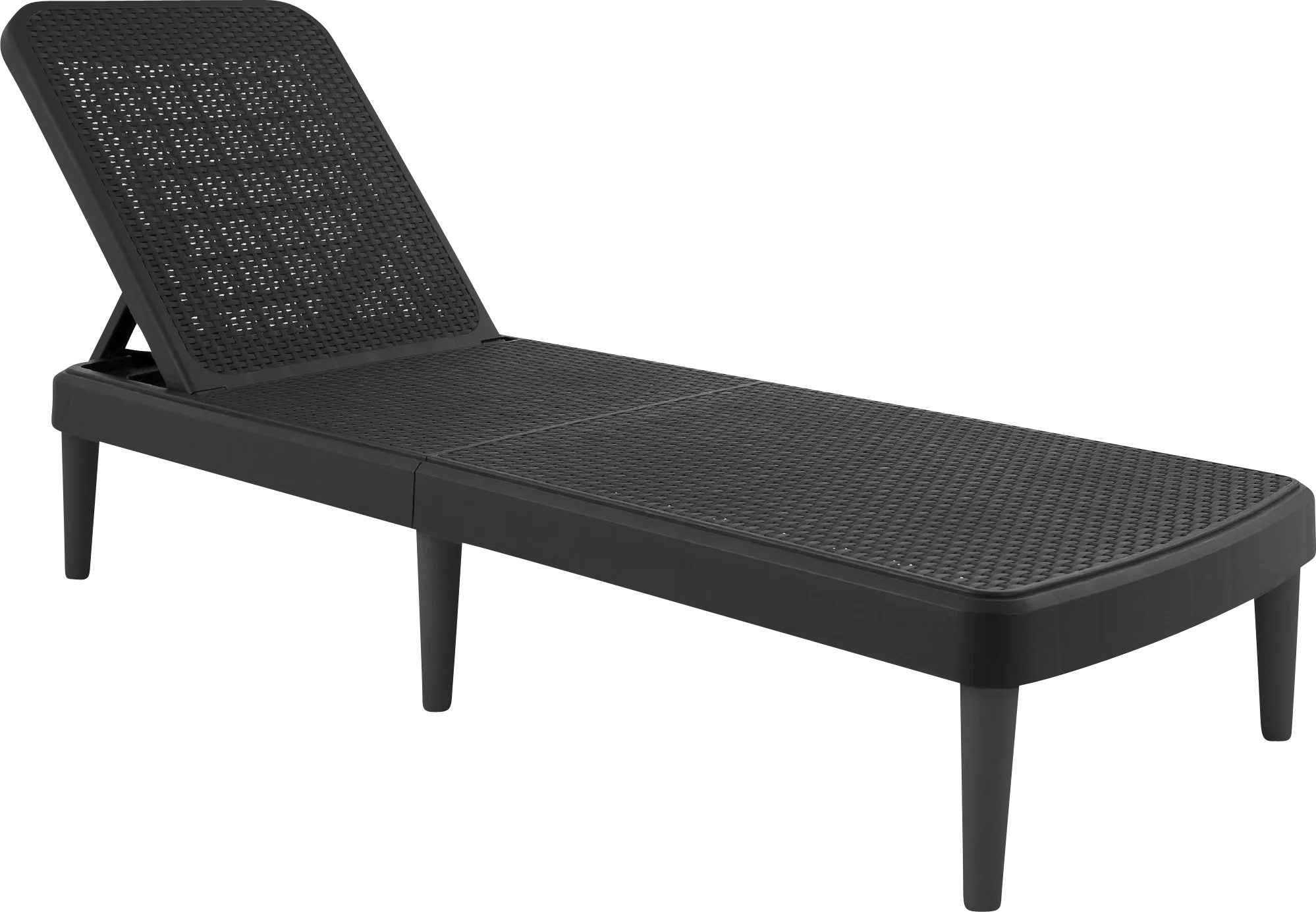 Lagoon Tahiti Black Outdoor Chaise Lounge - Thumbnail - Image 1
