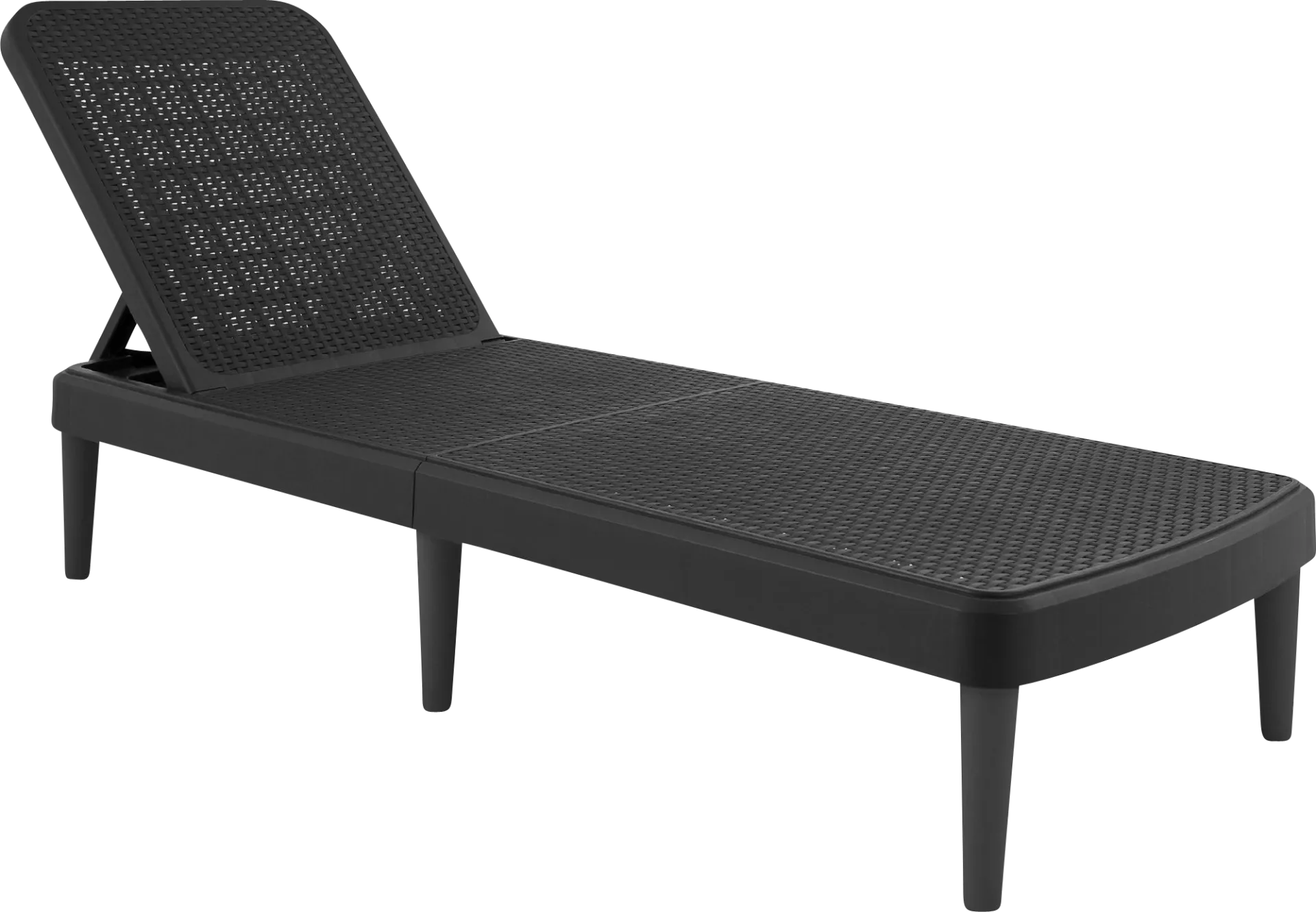 Lagoon Tahiti Black Outdoor Chaise Lounge - Image 1