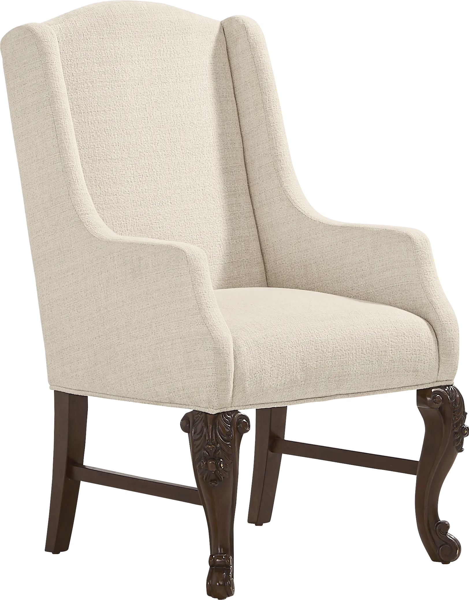 Fuller White Upholstered Host Chair - Image 1