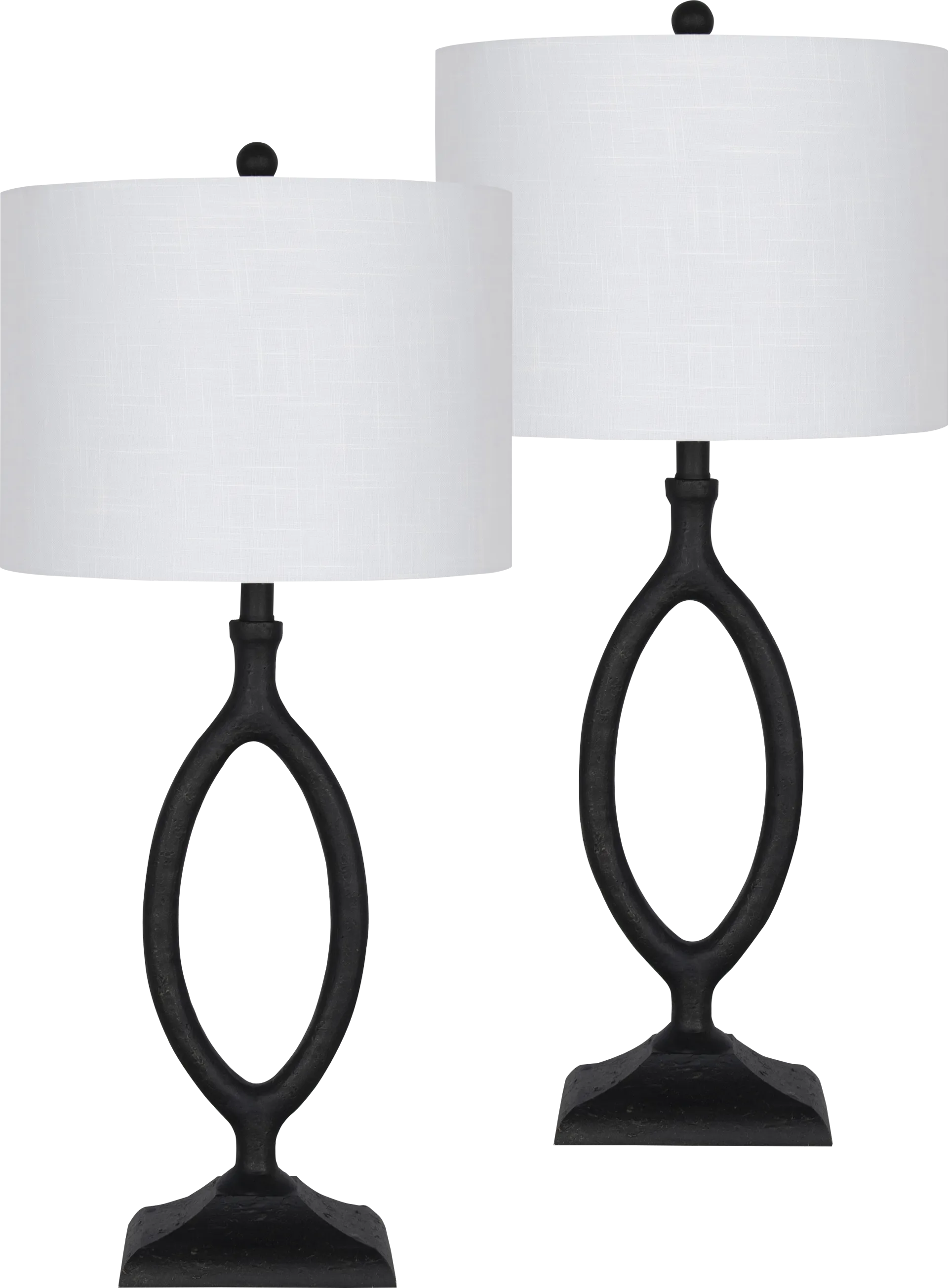 Cahalan Court Black Table Lamp Set of 2 - Image 1