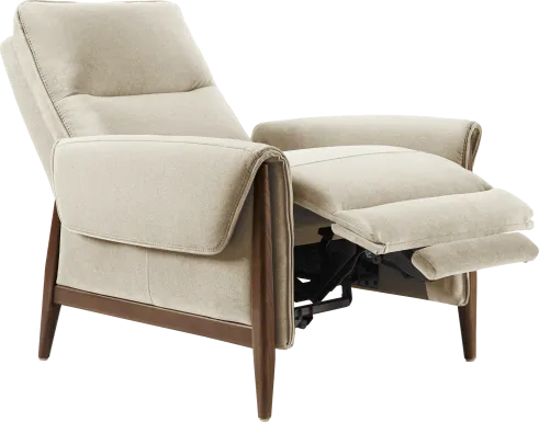 Cheswick White Dual Power Recliner
