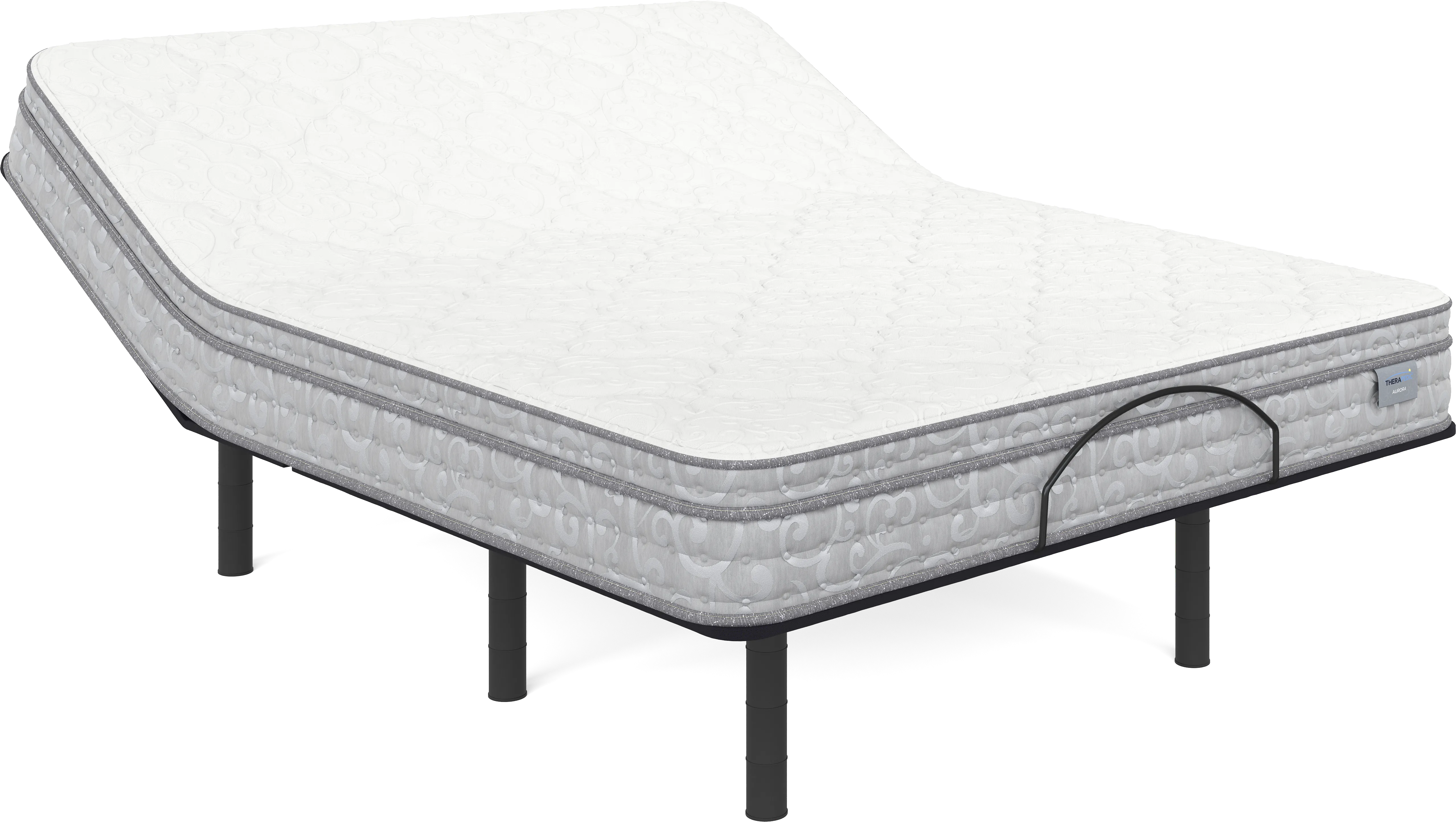 Therapedic Aurora Queen Mattress with Head Up Only Base - Thumbnail - Image 1