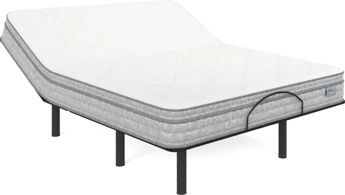Therapedic Aurora Queen Mattress with Head Up Only Base