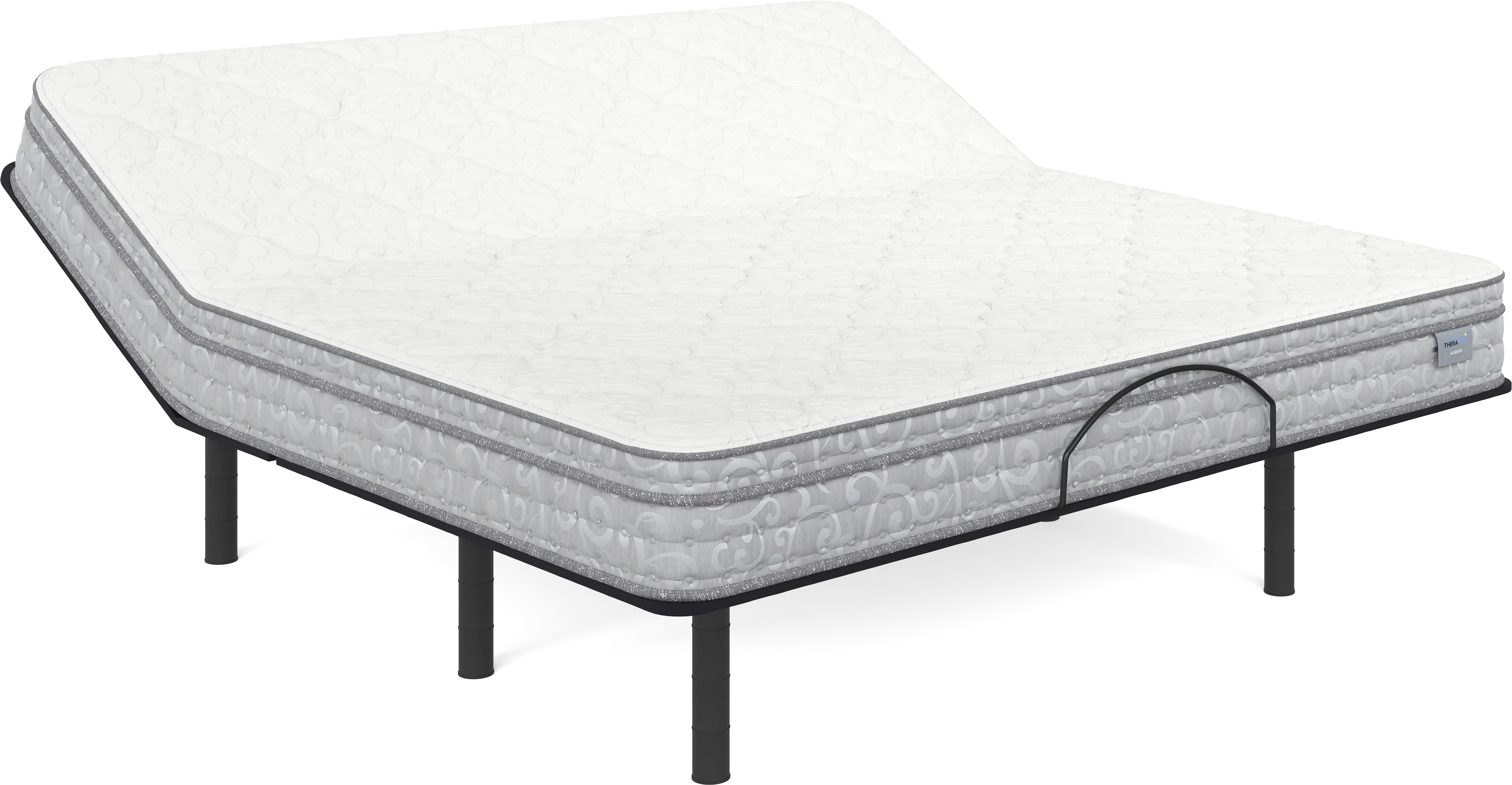 Therapedic Aurora King Mattress with Head Up Only Base - Thumbnail - Image 1