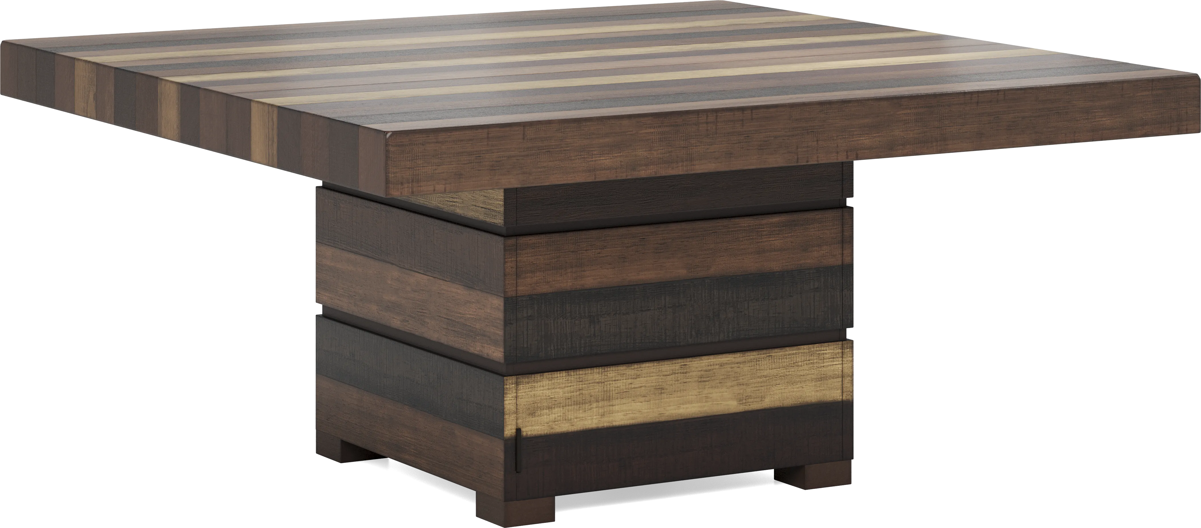 Westover Hills II Brown Square Dining Table - Thumbnail - Image 1