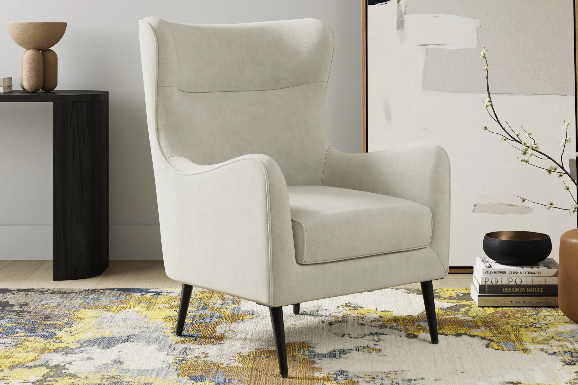 Windsor Park II Beige Accent Chair - Image 3