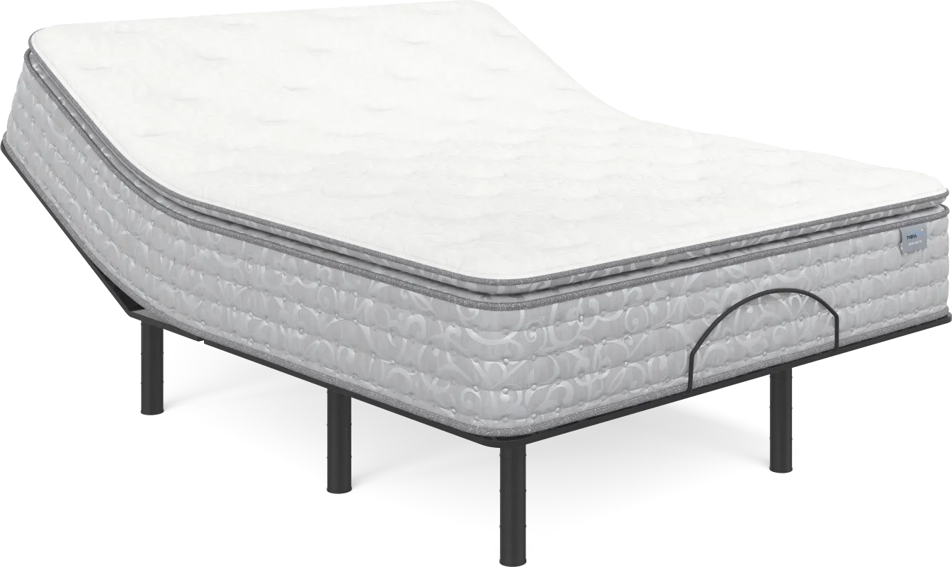Therapedic Darlington Queen Mattress with Head Up Only Base