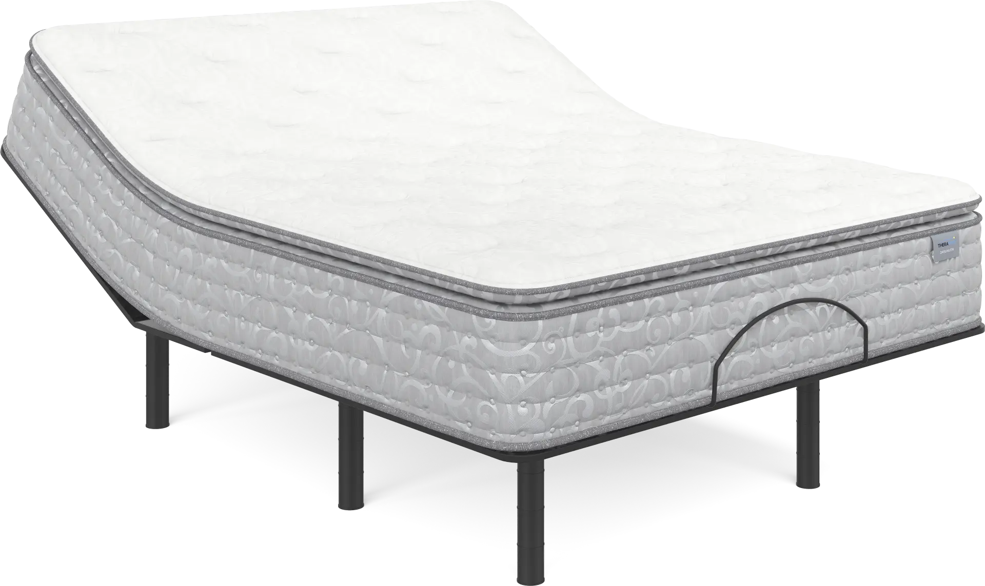 Therapedic Darlington Queen Mattress with Head Up Only Base
