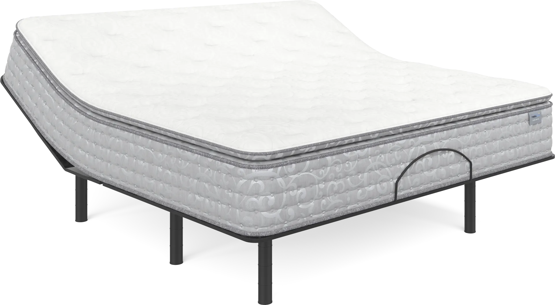 Therapedic Darlington King Mattress with Head Up Only Base - Image 1