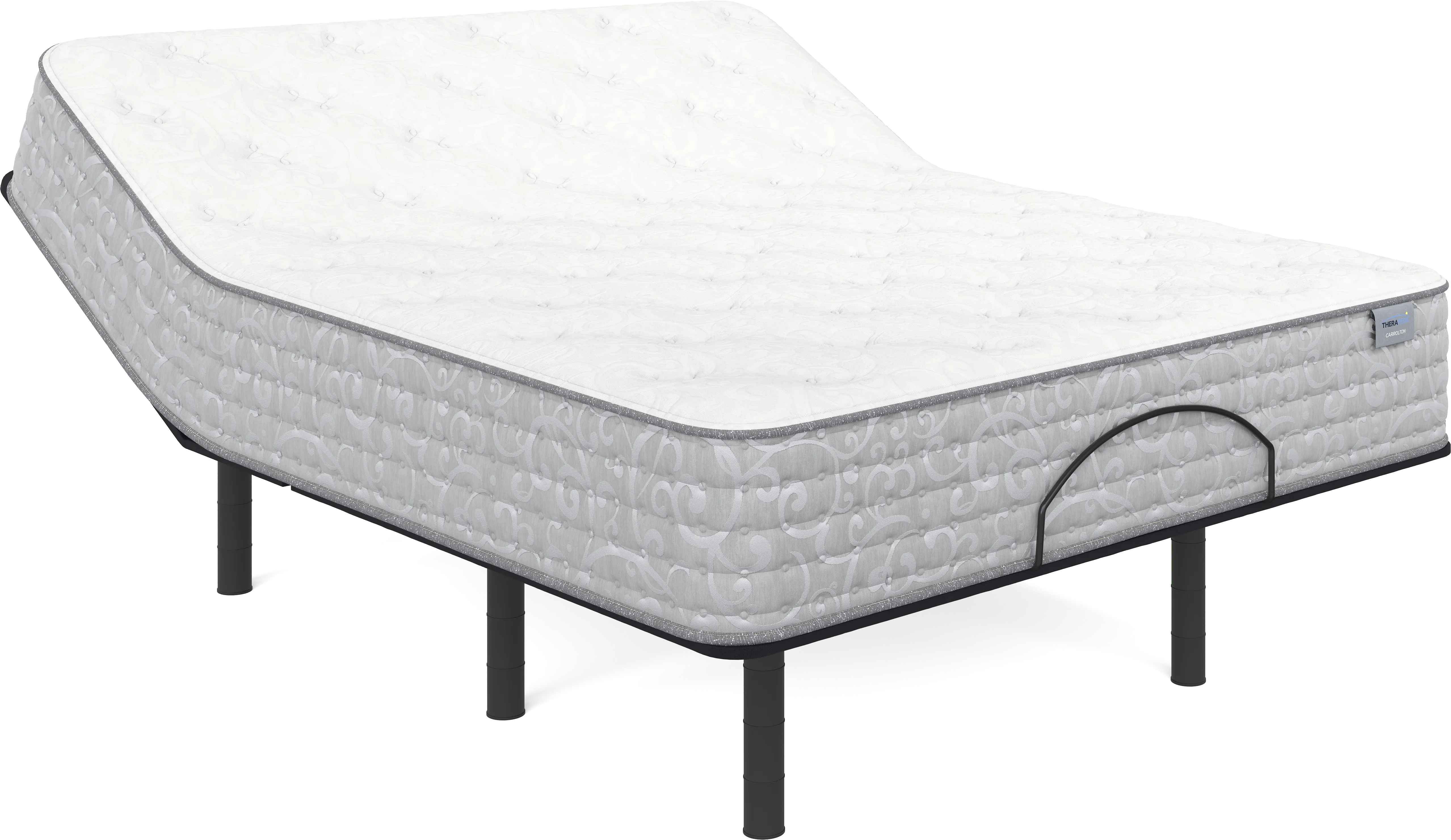 Therapedic Carrolton Queen Mattress with Head Up Only Base - Thumbnail - Image 1