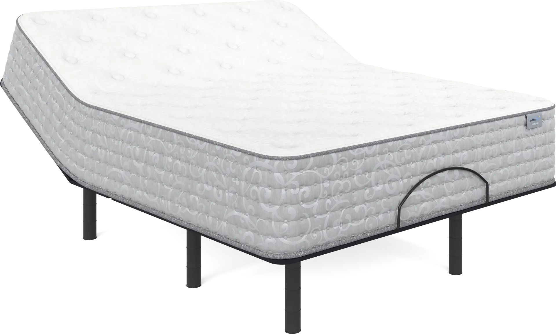 Therapedic Forester Queen Mattress with Head Up Only Base - Image 1