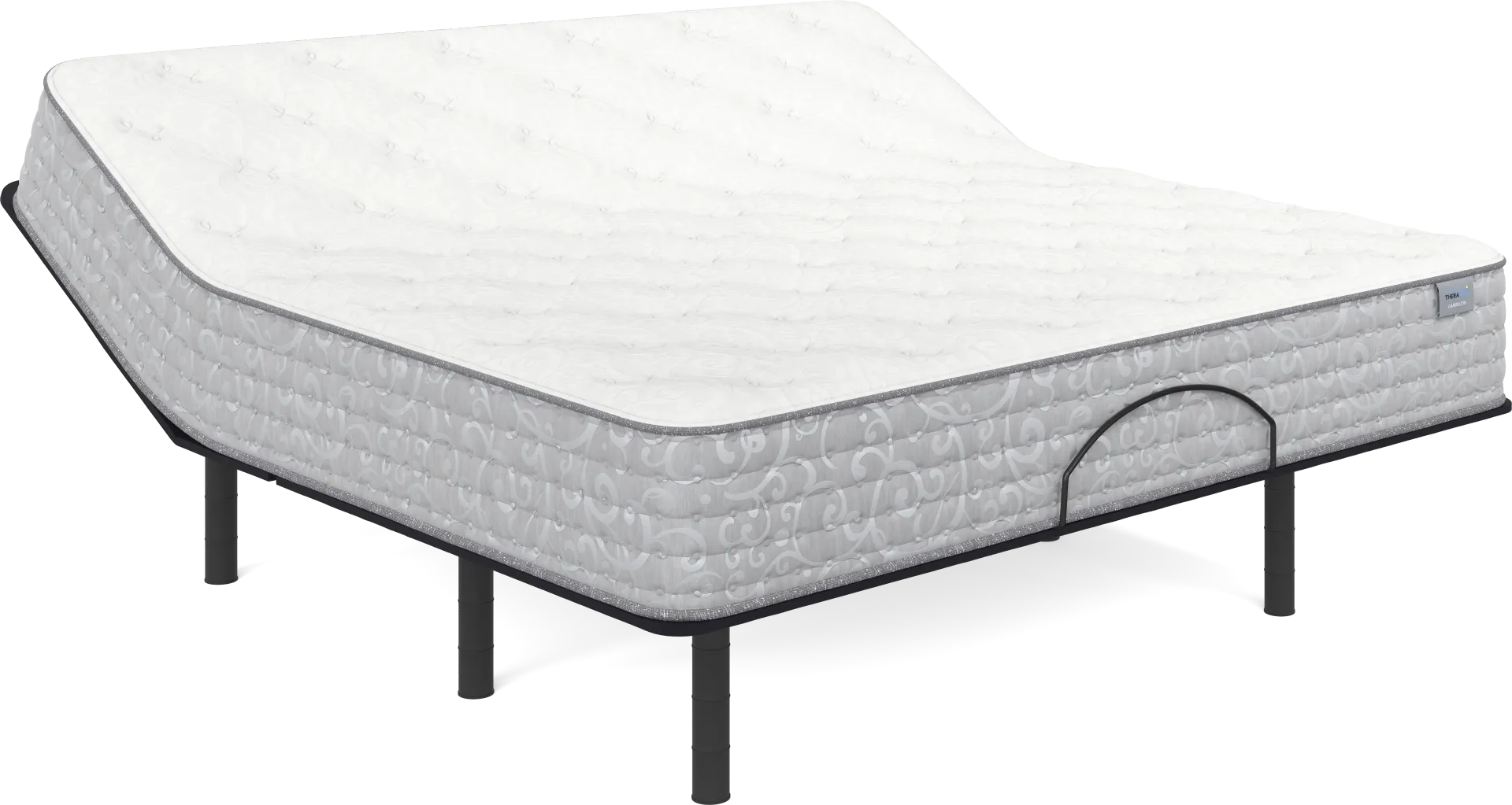 Therapedic Carrolton King Mattress with Head Up Only Base - Image 1