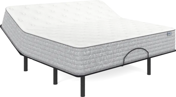 Therapedic Forester King Mattress with Head Up Only Base