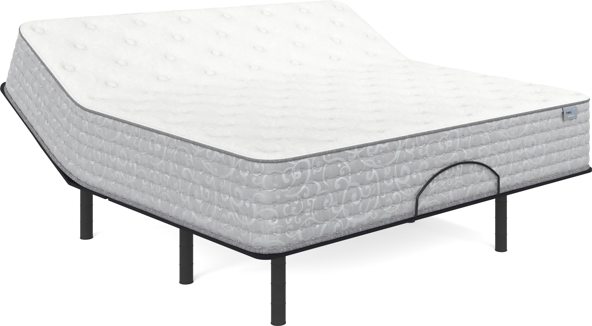 Therapedic Forester King Mattress with Head Up Only Base - Image 1