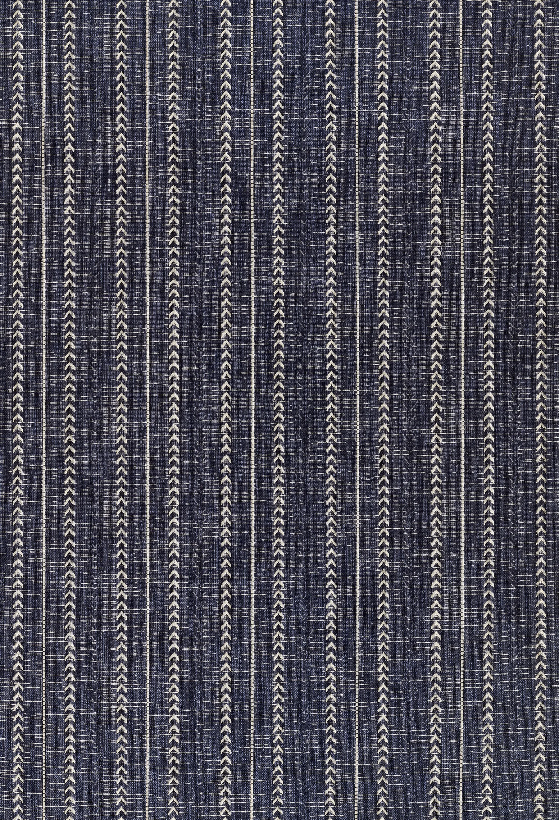 Mavi Navy 5'3 X 7' Indoor/Outdoor Rug - Image 1