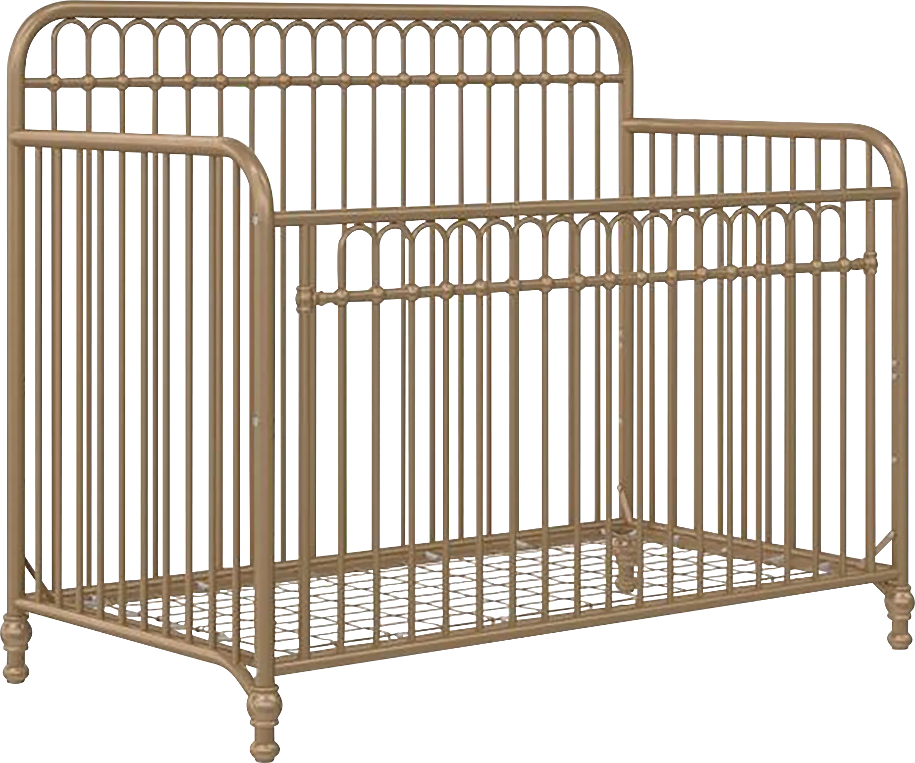 Lolle Gold Colors,Metal Crib | Rooms to Go