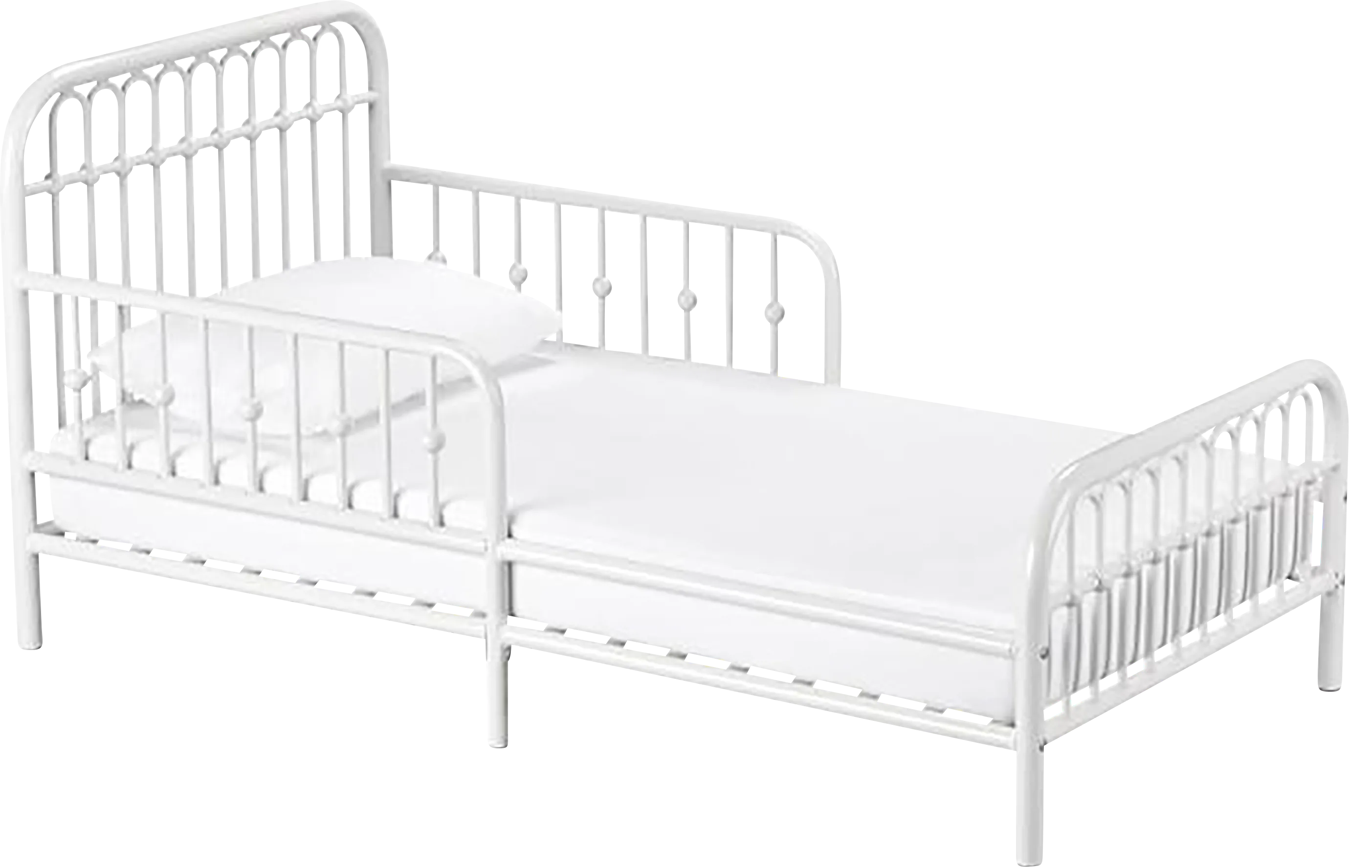 Kids Lolle White Toddler Bed - Thumbnail - Image 1