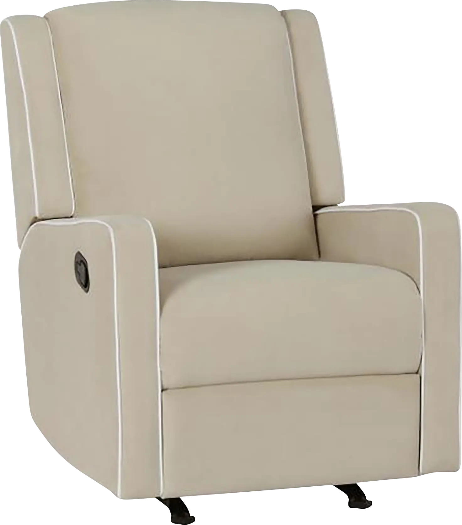 Nursery Ailla Beige Glider Recliner