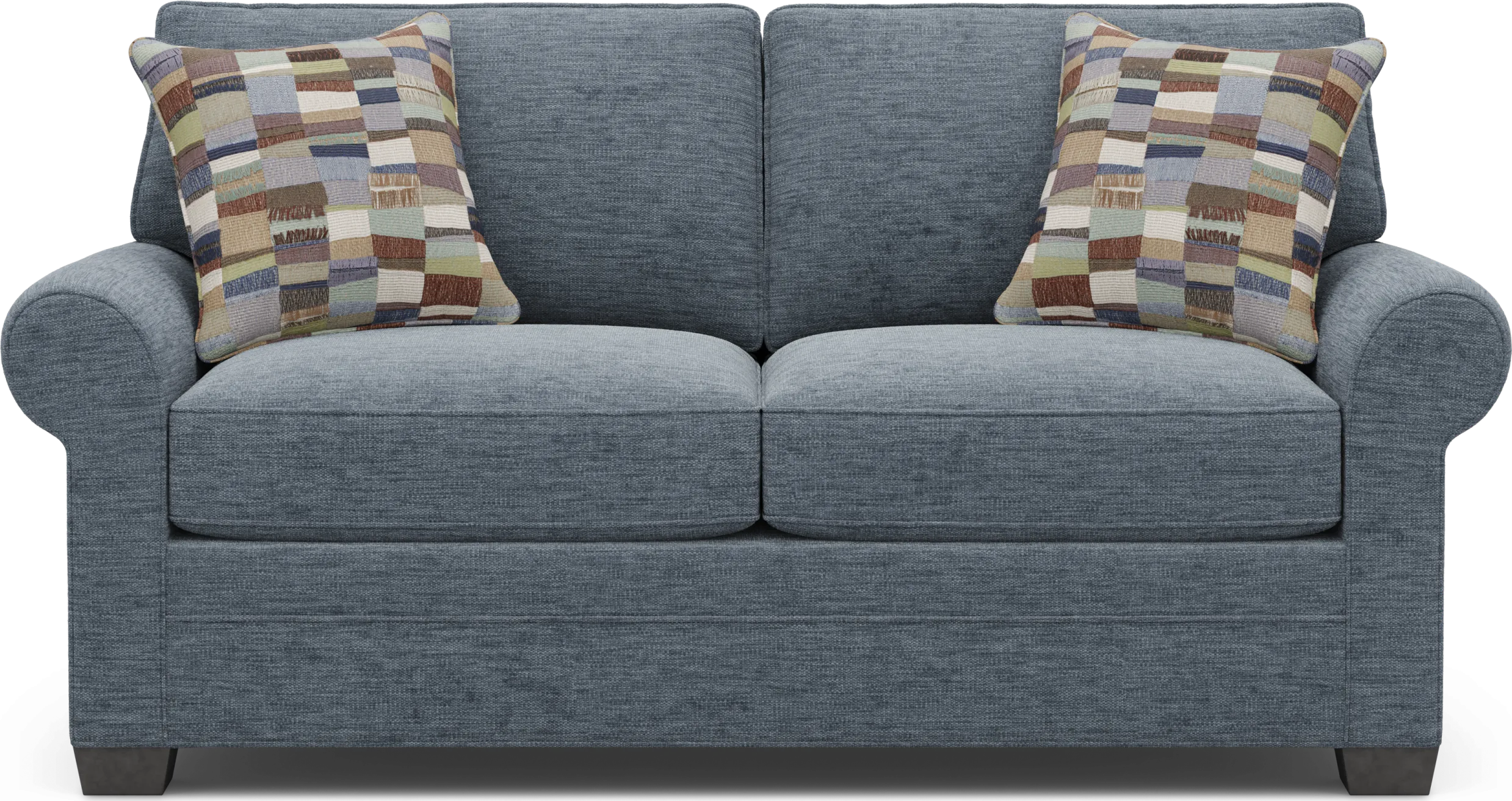 Bellingham Indigo Sleeper Apartment Sofa - Thumbnail - Image 1