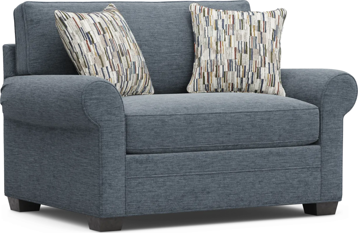 Bellingham Indigo Gel Foam Sleeper Chair