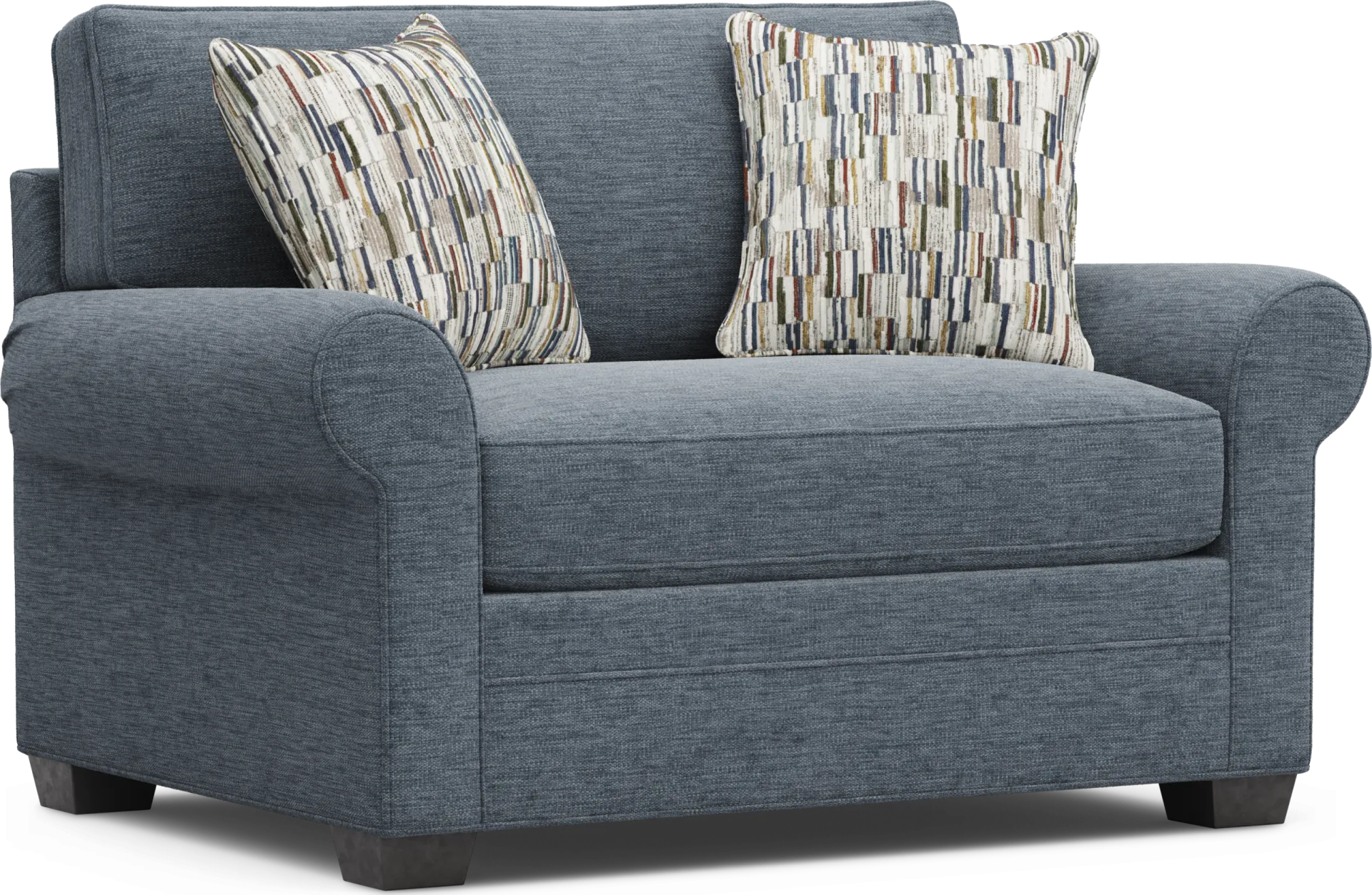 Bellingham Indigo Gel Foam Sleeper Chair - Image 1