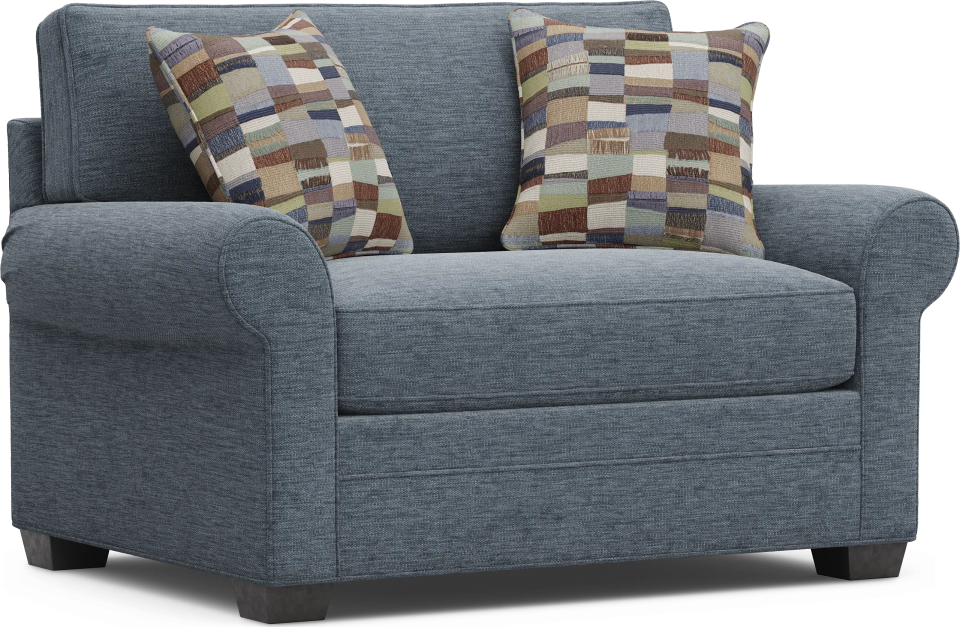 Bellingham Indigo Gel Foam Sleeper Chair - Image 1
