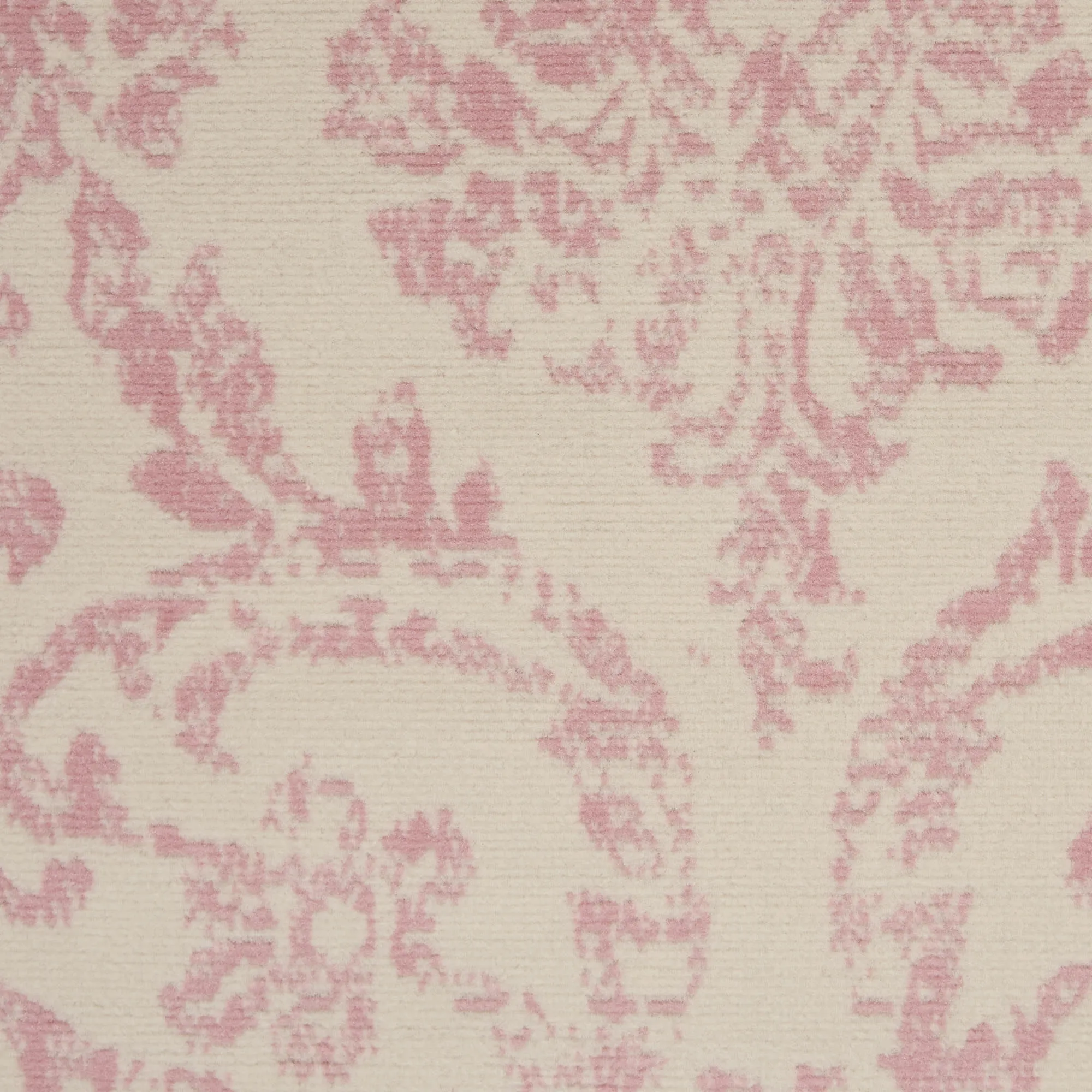 Kids Rosmere Pink 5'3 X 7'3 Damask Rug - Image 11