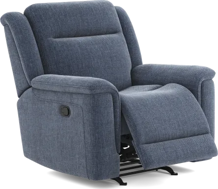 Meadow Park Cobalt Glider Recliner