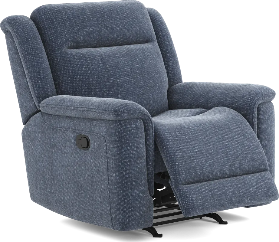 Meadow Park Cobalt Glider Recliner