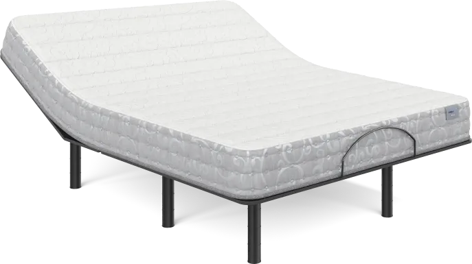 Therapedic Bahia Queen Mattress Set with Head Up Only Base