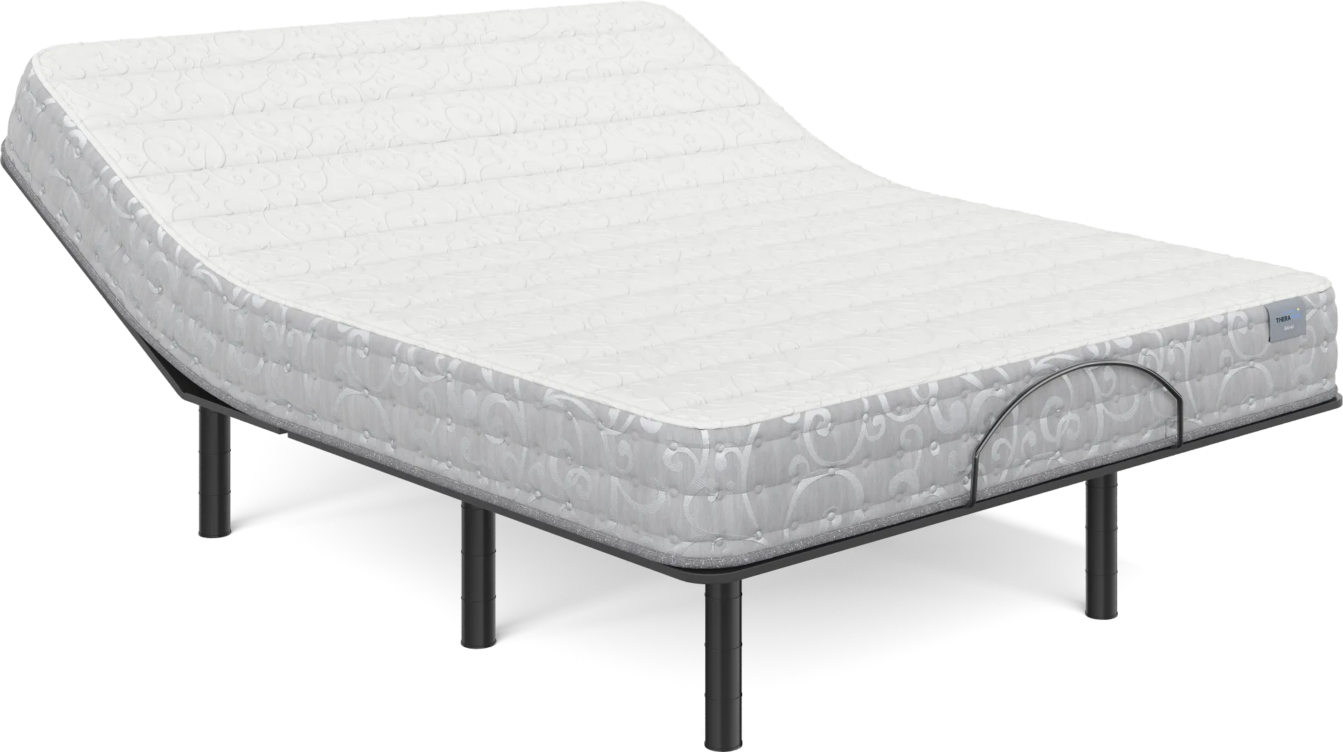 Therapedic Bahia Queen Mattress Set with Head Up Only Base - Image 1
