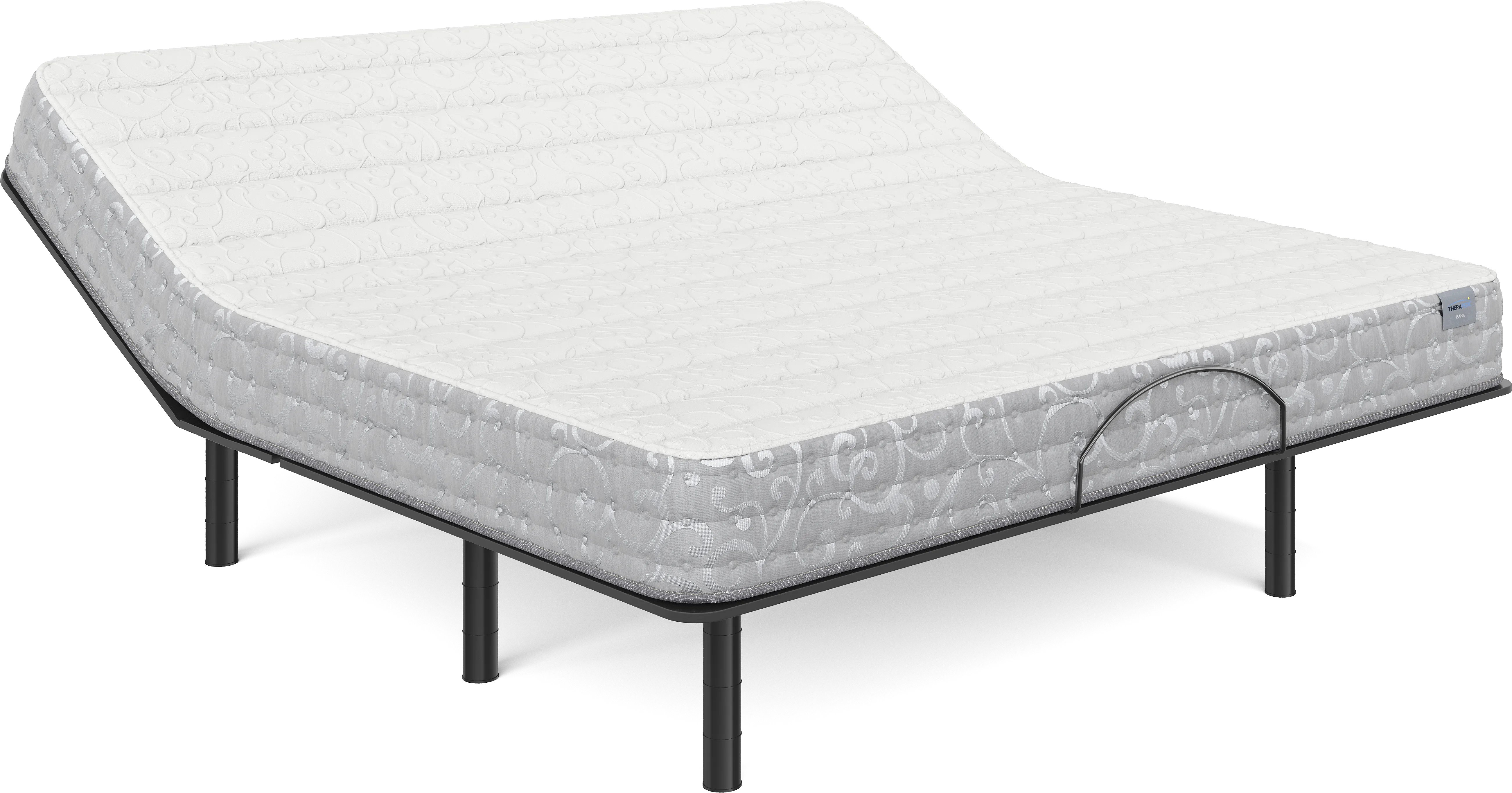 Therapedic Bahia King Mattress Set with Head Up Only Base - Thumbnail - Image 1