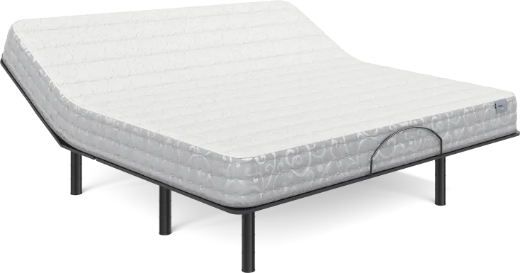 Therapedic Bahia King Mattress Set with Head Up Only Base
