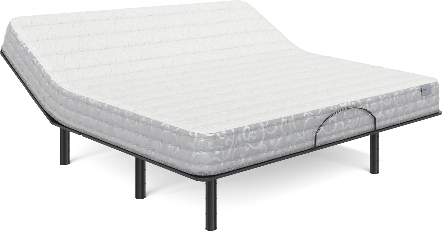 Therapedic Bahia King Mattress Set with Head Up Only Base