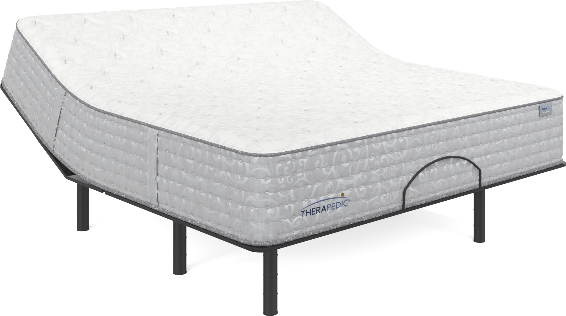 Therapedic Glassboro King Mattress with Head Up Only Base - Image 1