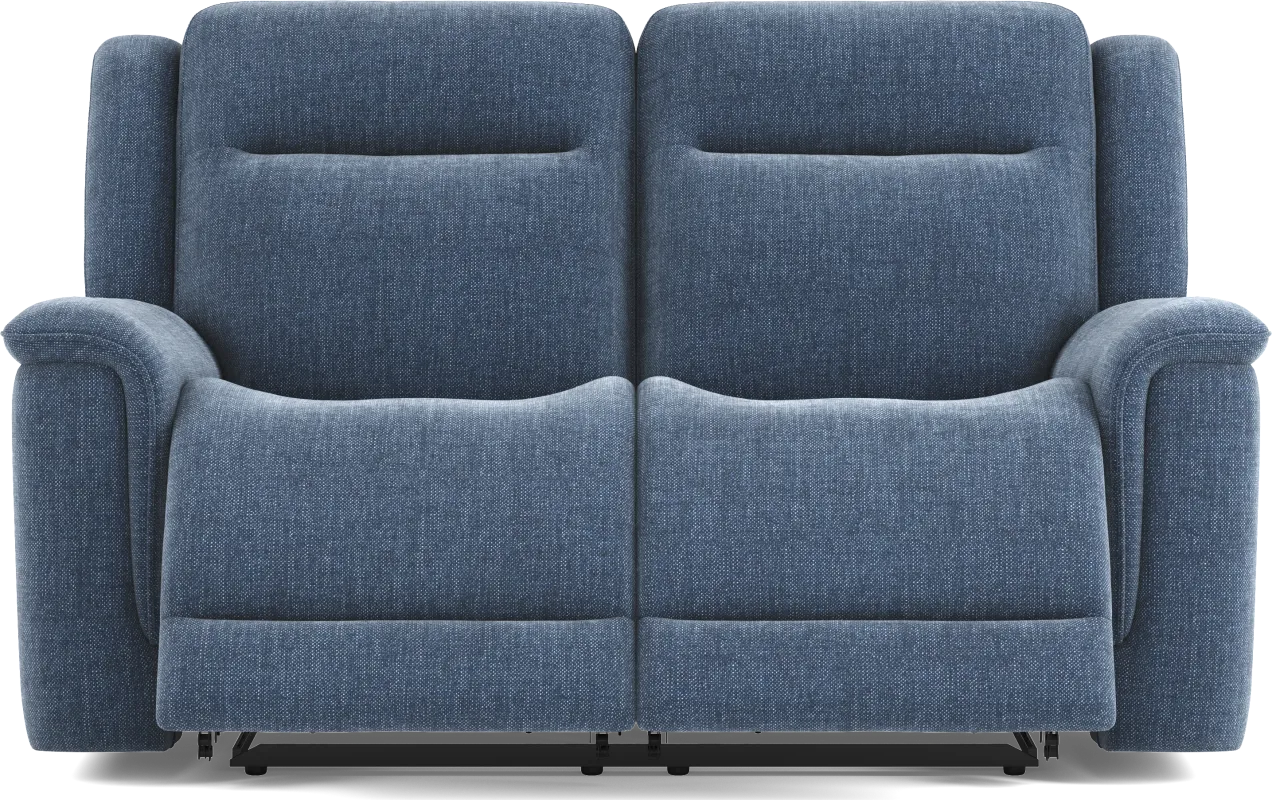 Meadow Park Cobalt Reclining Loveseat