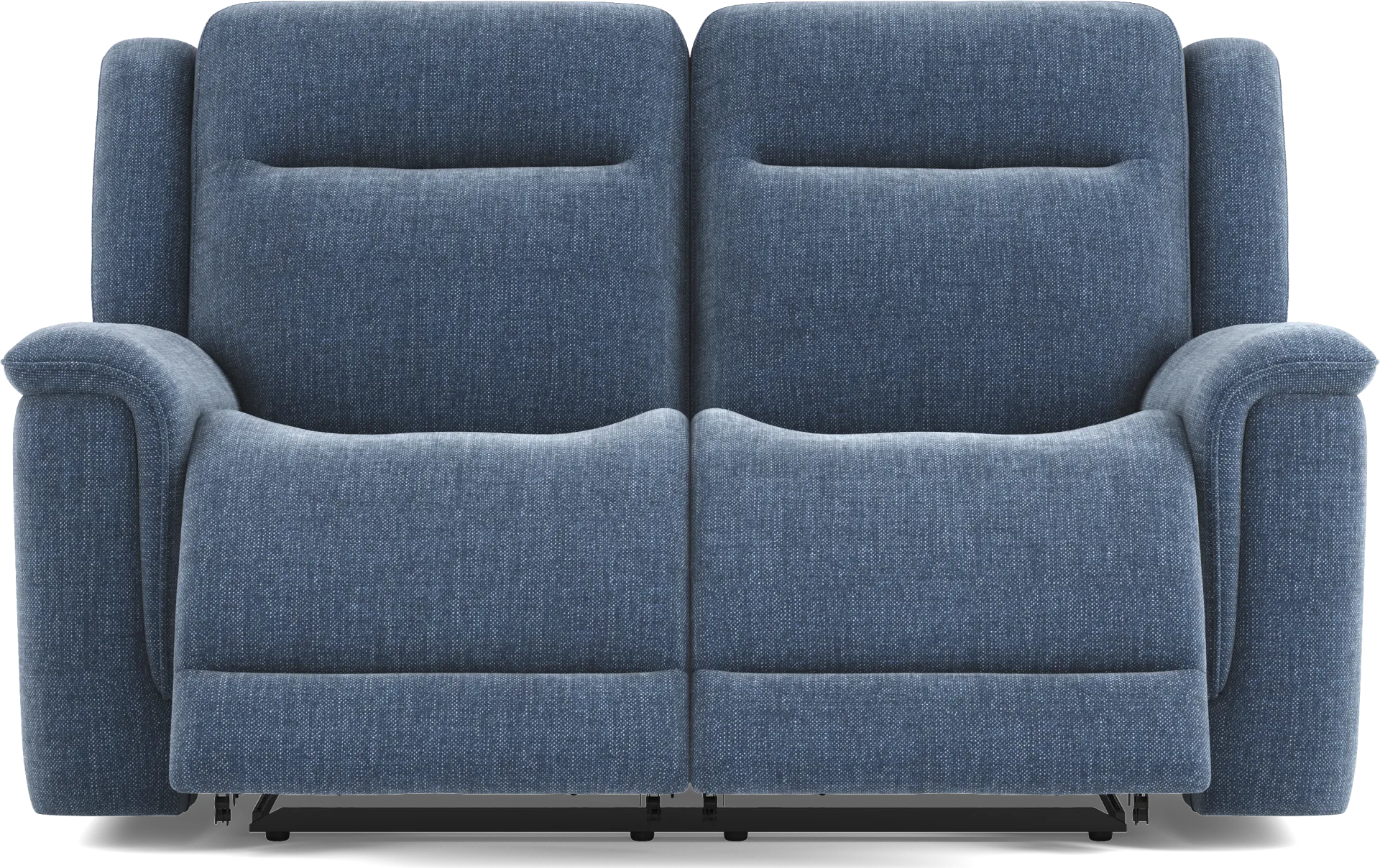 Meadow Park Cobalt Reclining Loveseat - Image 2