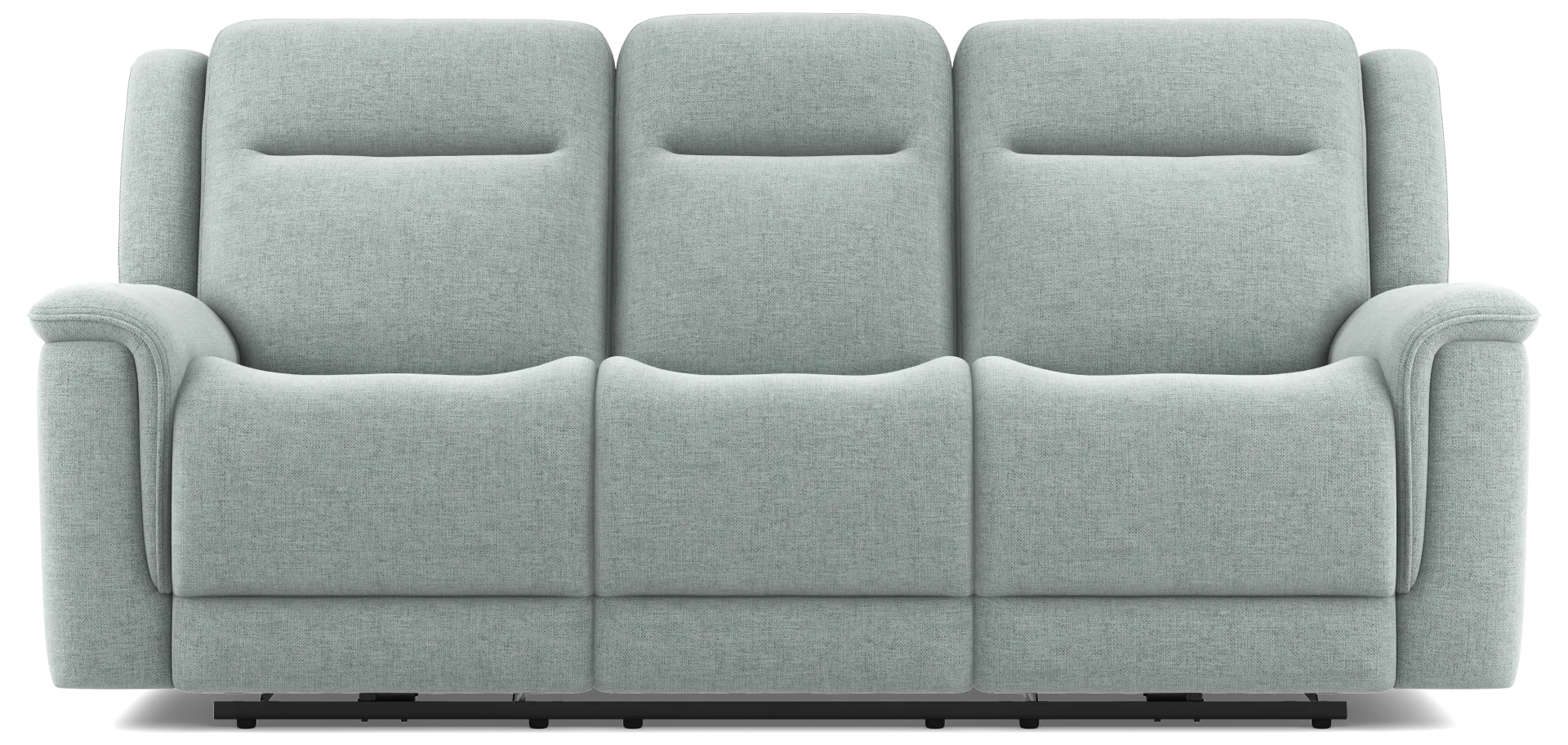 seafoam reclining sofa