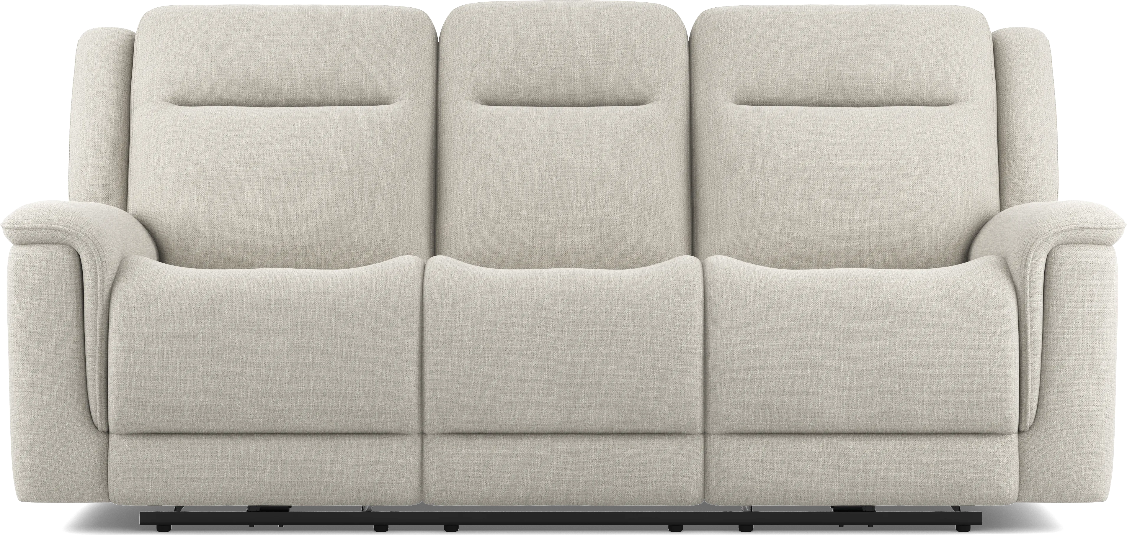 Meadow Park Cement 3 Pc Dual Power Reclining Living Room - Thumbnail - Image 2