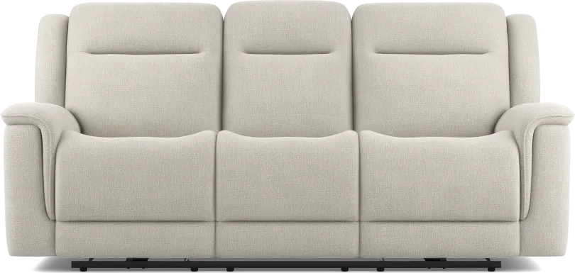 Meadow Park Cement Dual Power Reclining Sofa