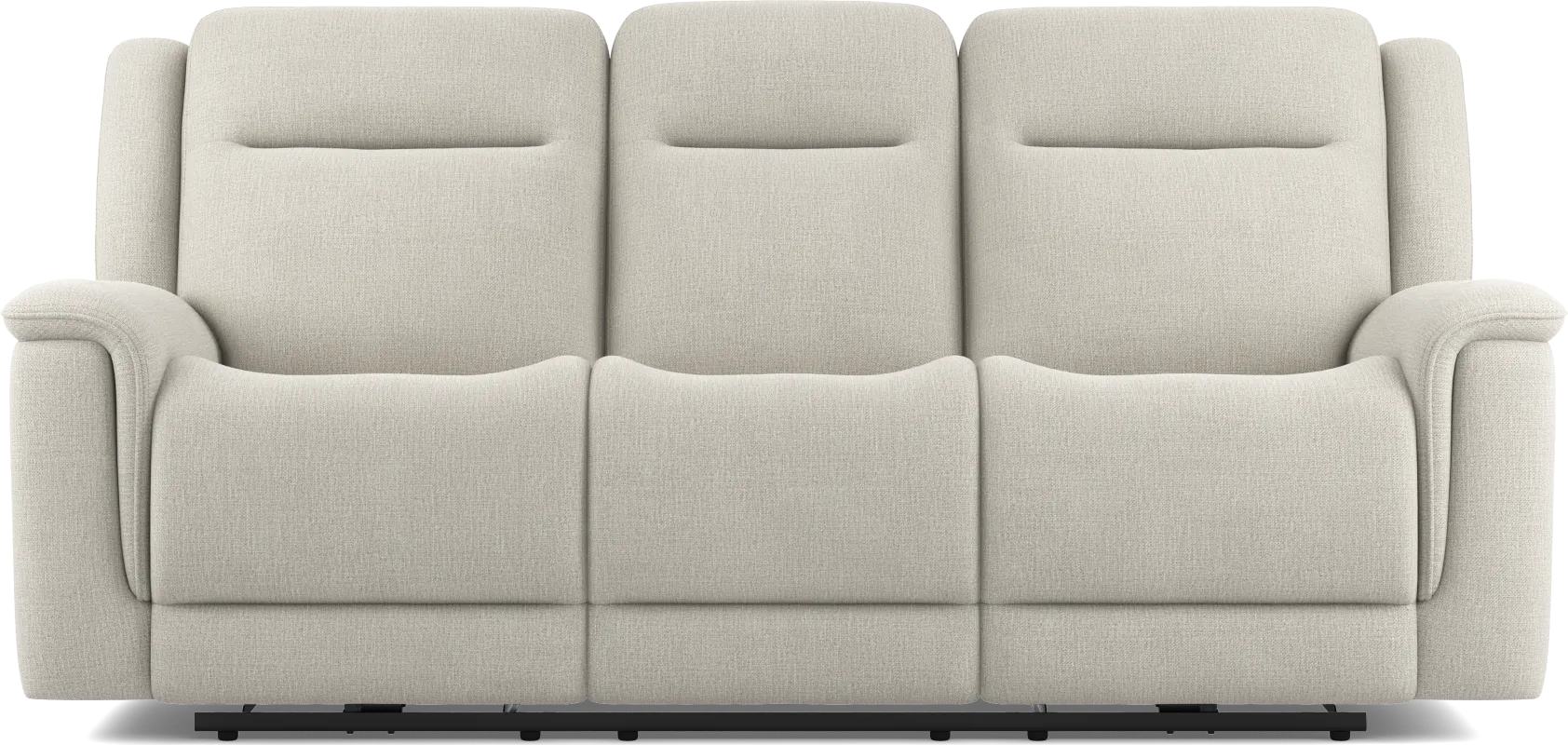 Meadow Park Cement Dual Power Reclining Sofa